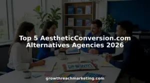 Marketing team discussing aesthetic agency strategies