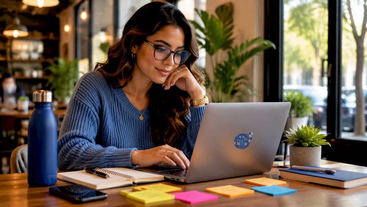 Digital marketer reviewing Google Ads impressions