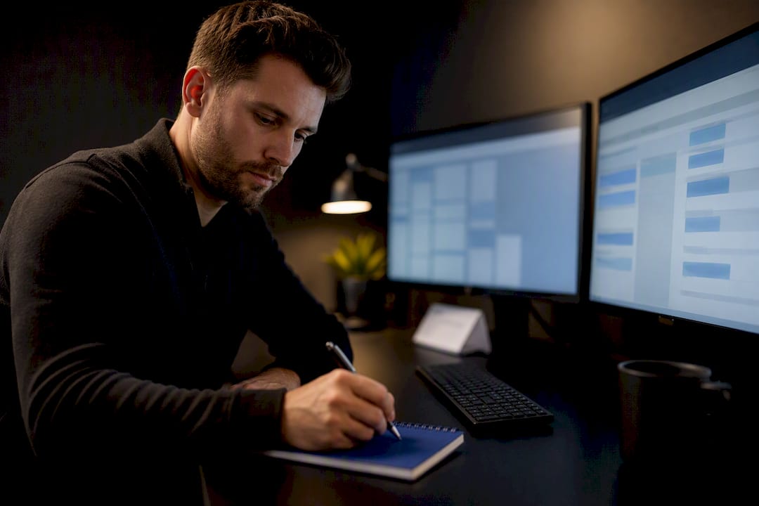Analyst reviewing med spa search terms