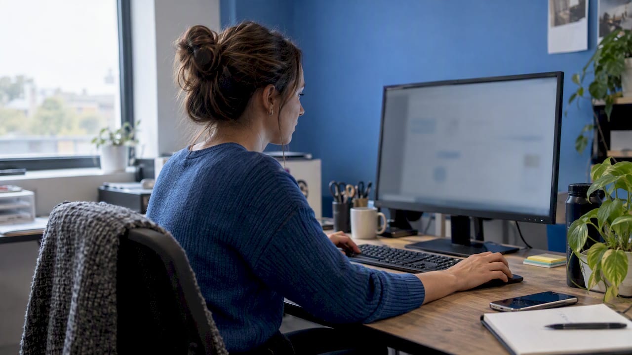 Analyst checking campaign URL tags